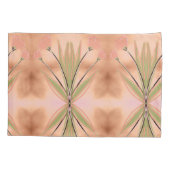 Kussen Hoesjes In Roze Koraal en Groenen Kussensloop (Achterkant)