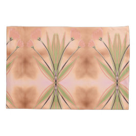 Kussen Hoesjes In Roze Koraal en Groenen Kussensloop