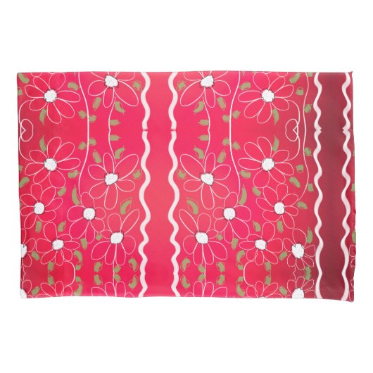 Kussen Hoesjes met Fuschia Pink Kussensloop (Voorkant)