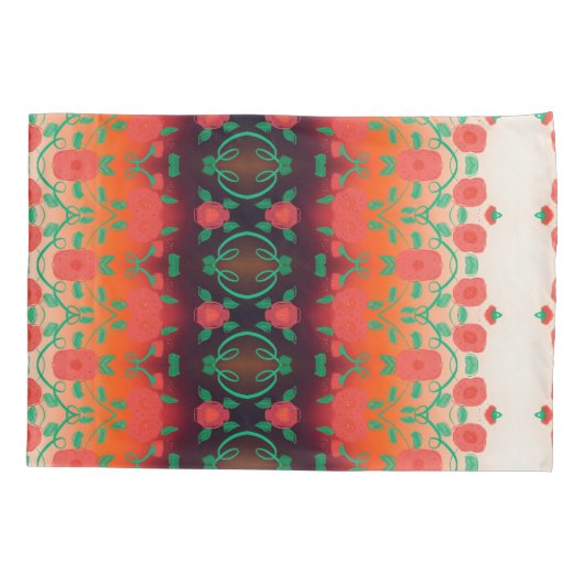 Kussen Hoesjes met vetgedrukte rode en zwarte prin Kussensloop (Achterkant)