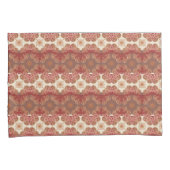 Kussen hoesjes rood, bruin, crème kussensloop (Voorkant-Rechts)