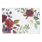 Kussen Hoesjes Wit Roses Goud Geometrisch Vloer Kussensloop (Voorkant-Links)