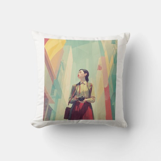 Kussen Kazuko fotograaf (Voorkant)