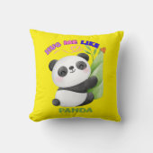 Kussen – Knuffel me als een panda 🐼 (Voorkant)