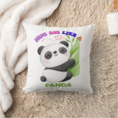 Kussen – Knuffel me als een panda (Deken)