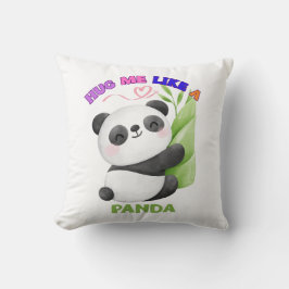 Kussen – Knuffel me als een panda