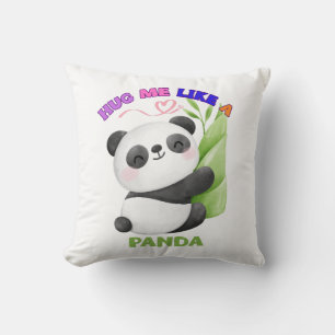 Kussen – Knuffel me als een panda