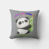 Kussen – Knuffel me als een panda (Voorkant)
