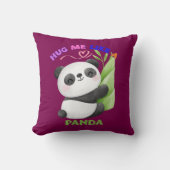 Kussen – Knuffel me als een panda 🐼 (Voorkant)
