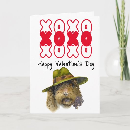 Kussen & Knuffels Valentijn van de hond Feestdagen Kaart (Voorkant)