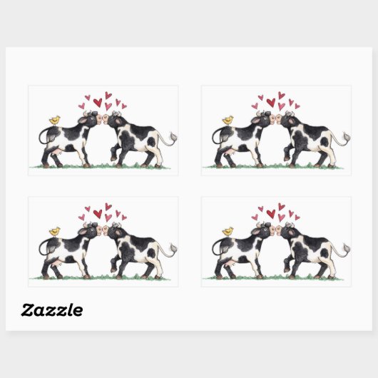 Kussen Koeien - Stickers (Vel)