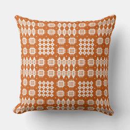 Kussen, Kussen: Welsh Tapestry Patroon, Brick Red Kussen