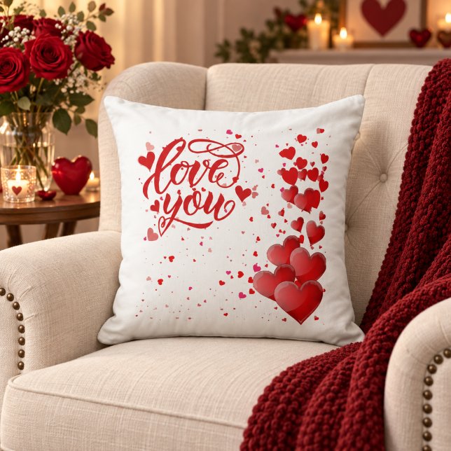 Kussen 'Love You' (Creator heeft geüpload)