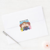 Kussen Mam Vierkante Sticker (Envelop)