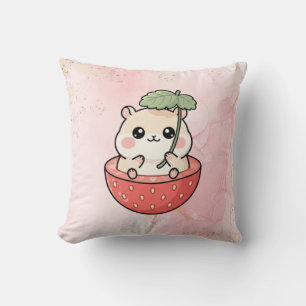Kussen met Aardbei Hamster Cute