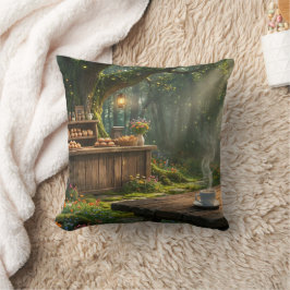 Kussen met bosbakkerijthema