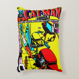 Kussen met CAT-MAN-strips uit de jaren 40