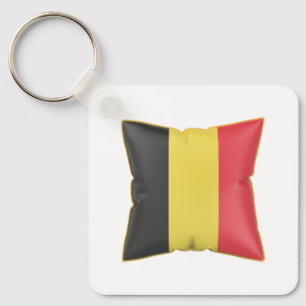 Kussen met de vlag van België Sleutelhanger