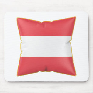 Kussen met de vlag van Oostenrijk Muismat