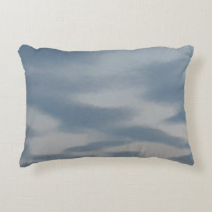 Kussen met een hemelblauw ontwerp