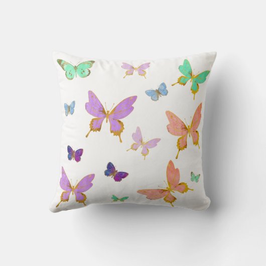 Kussen met eigen vlinderontwerp (Achterkant)
