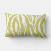 Kussen met elke kleur en zebraprint in wit (Achterkant)
