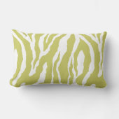 Kussen met elke kleur en zebraprint in wit (Voorkant)