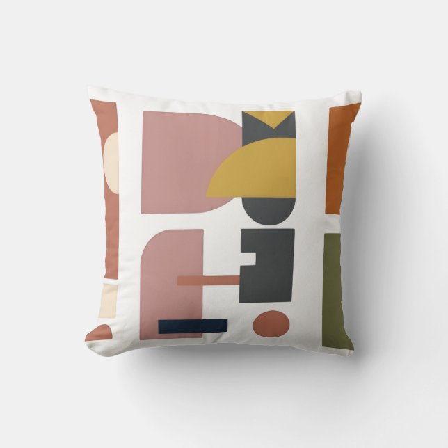 Kussen met geometrisch ontwerp (Voorkant)