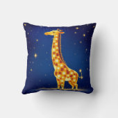 Kussen met giraffe-droomlandschap (Achterkant)