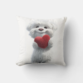 Kussen met Hart voor Puppyliefde