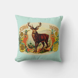 Kussen met hertshoorn motief