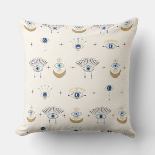 Kussen met het Derde Oog- Evil Eye-patroon