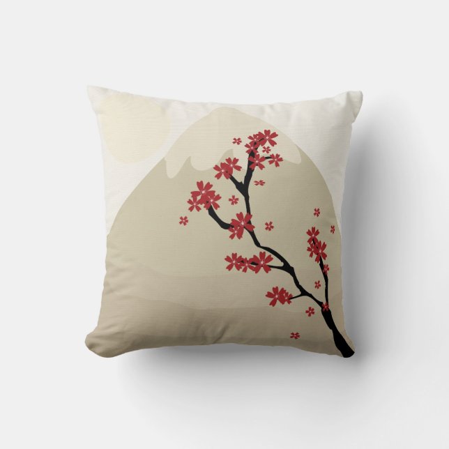Kussen met Japanse kunst (Voorkant)