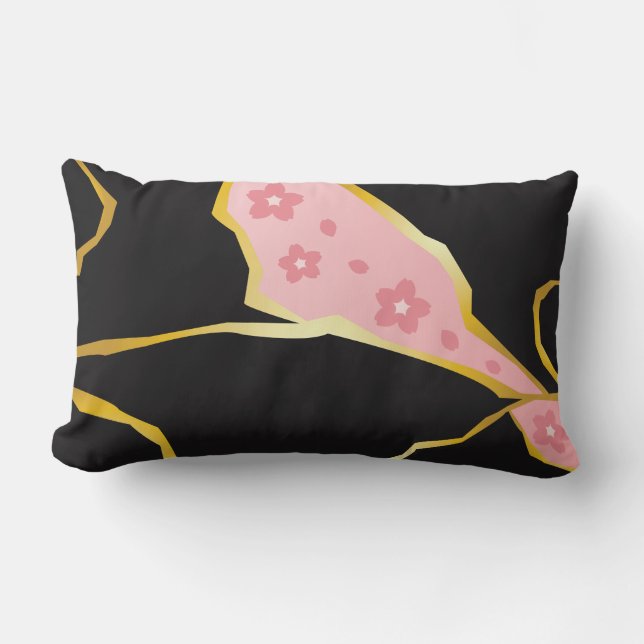 Kussen met Kersenbloesem Kintsugi (Voorkant)