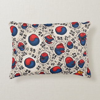 kussen met koreaanse vlag