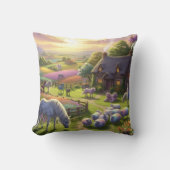 Kussen met landelijk design (Voorkant)
