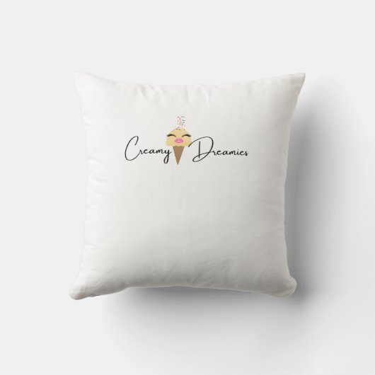 Kussen met leuk kind Voeg een topping toe Addie Cr (Achterkant)