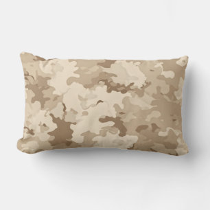 Kussen met militair camouflageprint