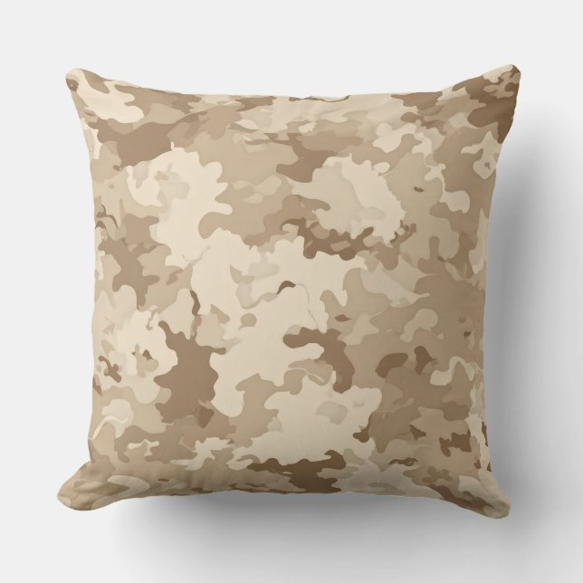 Kussen met militaire camouflageprint (Voorkant)
