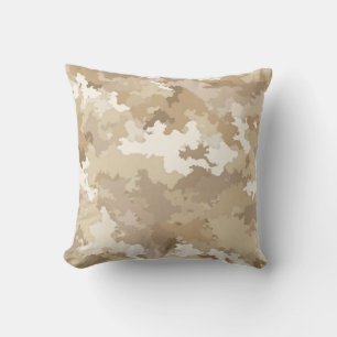 Kussen met militaire camouflageprint