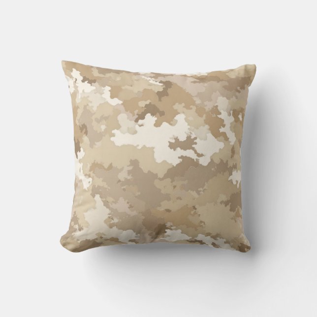 Kussen met militaire camouflageprint (Voorkant)