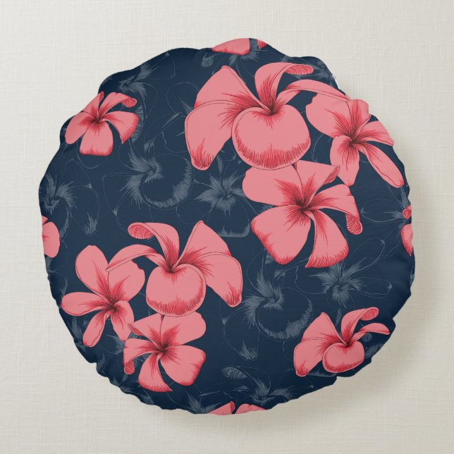 Kussen met mooie bloemen (Achterkant)