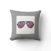 Kussen met ontwerp van Eye See You-zonnebril