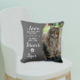 Kussen met op maat gemaakte kattenfoto