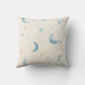 Kussen met Pastelmaan en -sterren (Achterkant)