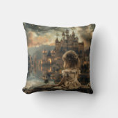 Kussen met Princess Elly in Fantasy Sfeer  (Voorkant)