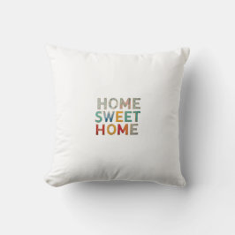 Kussen met tekst "Home Sweet Home"