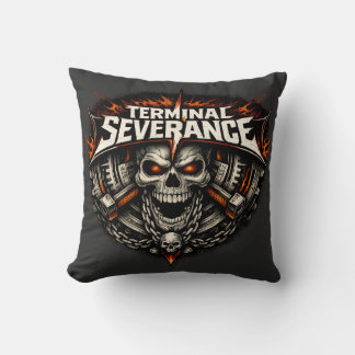 Kussen met Terminal Severance Skull