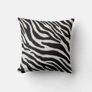 Kussen met vette zebra strepen