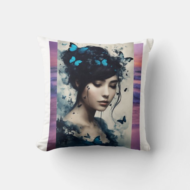 Kussen met vlinders (Voorkant)